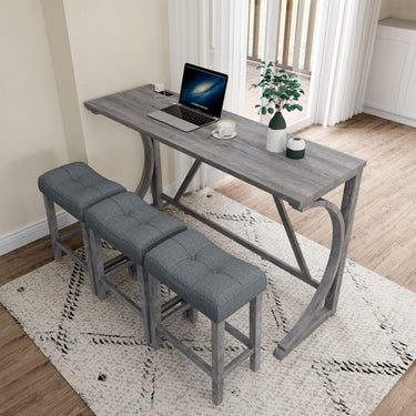 Bar Table Set With Power Outlet